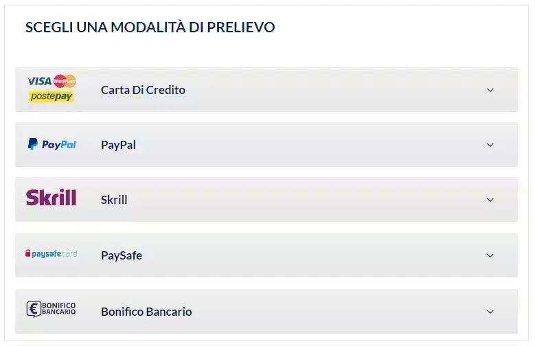 starvegas prelievi